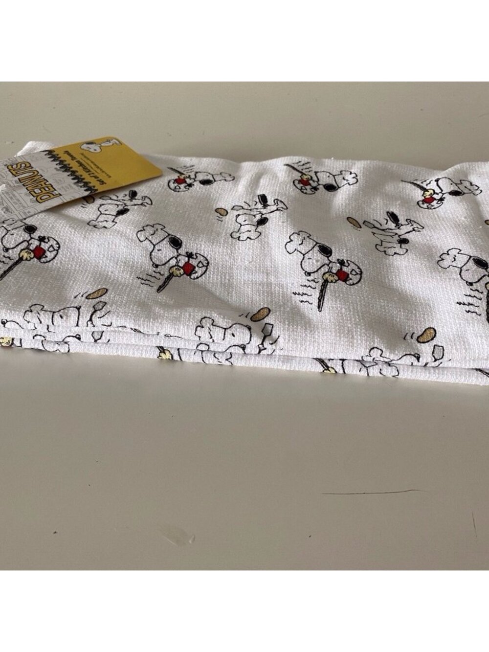 2 Pk Peanuts Snoopy Chef Cooking Cotton Kitchen Towels 16 X 26” NEW - Picture 8 of 15